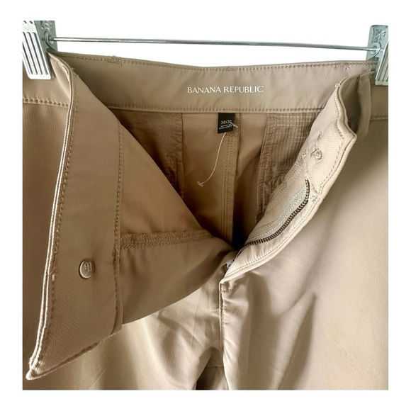 Banana Republic Men’s Pants Blue & Beige 100% Polyester Size 34x32(Both) - Picture 9 of 12